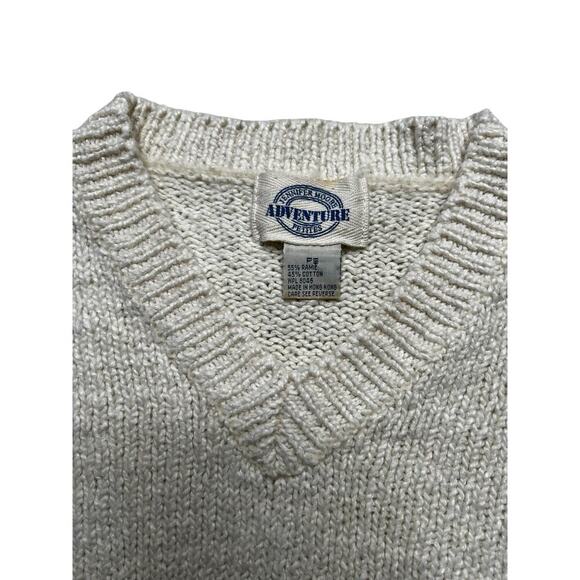 Vintage Jennifer Moore Adventure knit sweater women Sz small Petites casual boho - Picture 4 of 9
